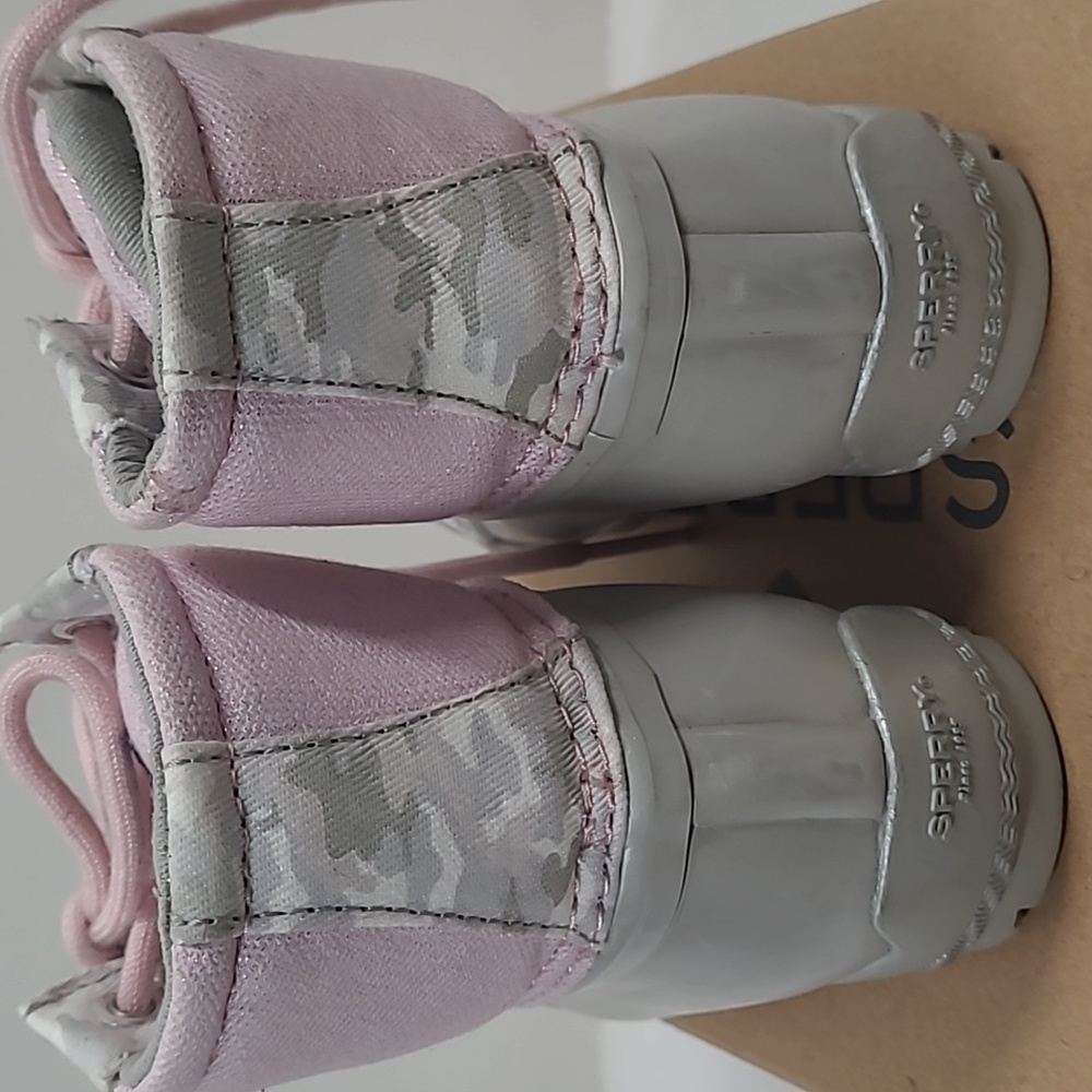 Sperry Port Boot Pink Camo - Picture 4 of 9